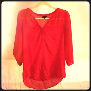 Express sheer Blouse Sz Medium